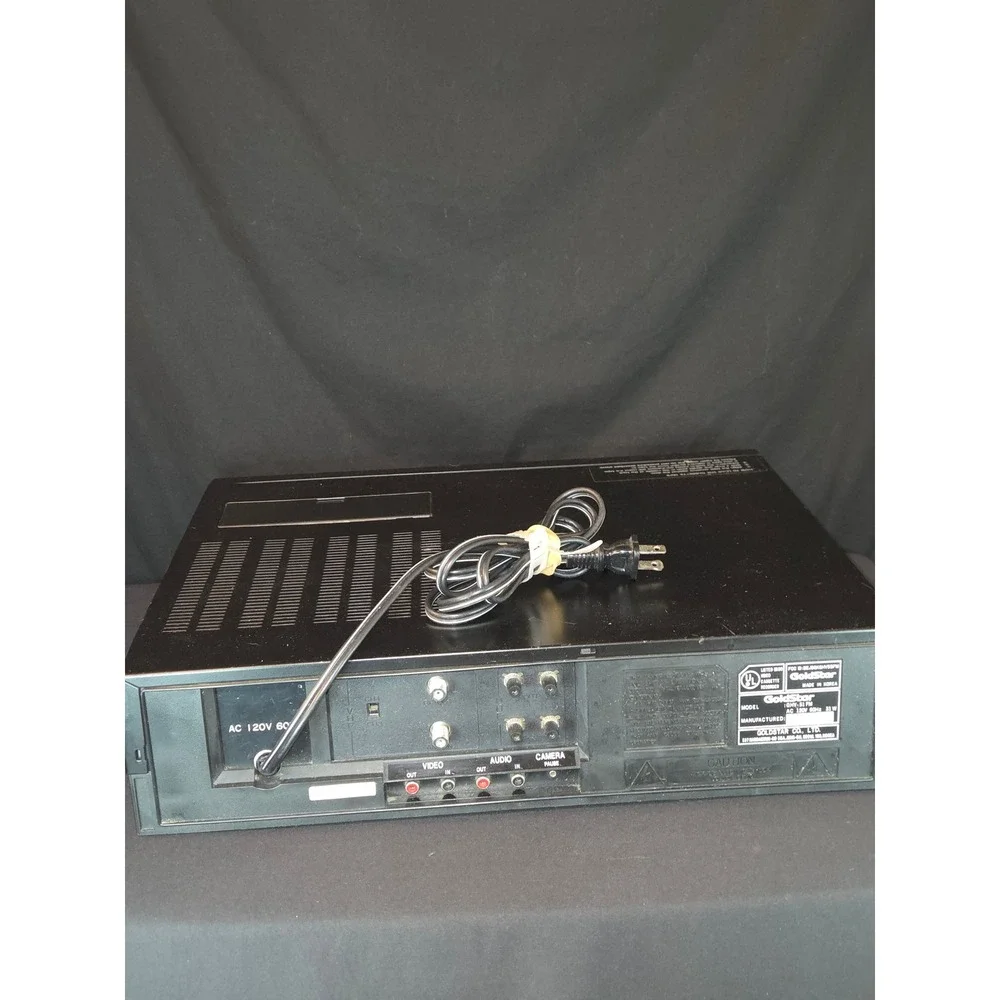 GoldStar GHV 51 FM VHS Video Cassette Recorder VCR Direct Drive April‎ 1986
